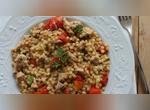 Fregula cun Arrizzoni e Cori de Tonno