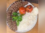 Beef Koobideh with rice